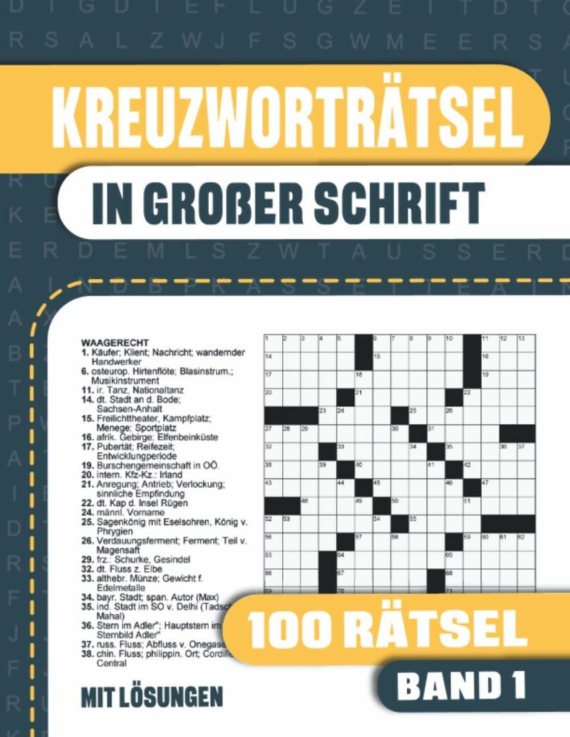100 Kreuzworträtsel in Großer Schrift SENIOPOINT